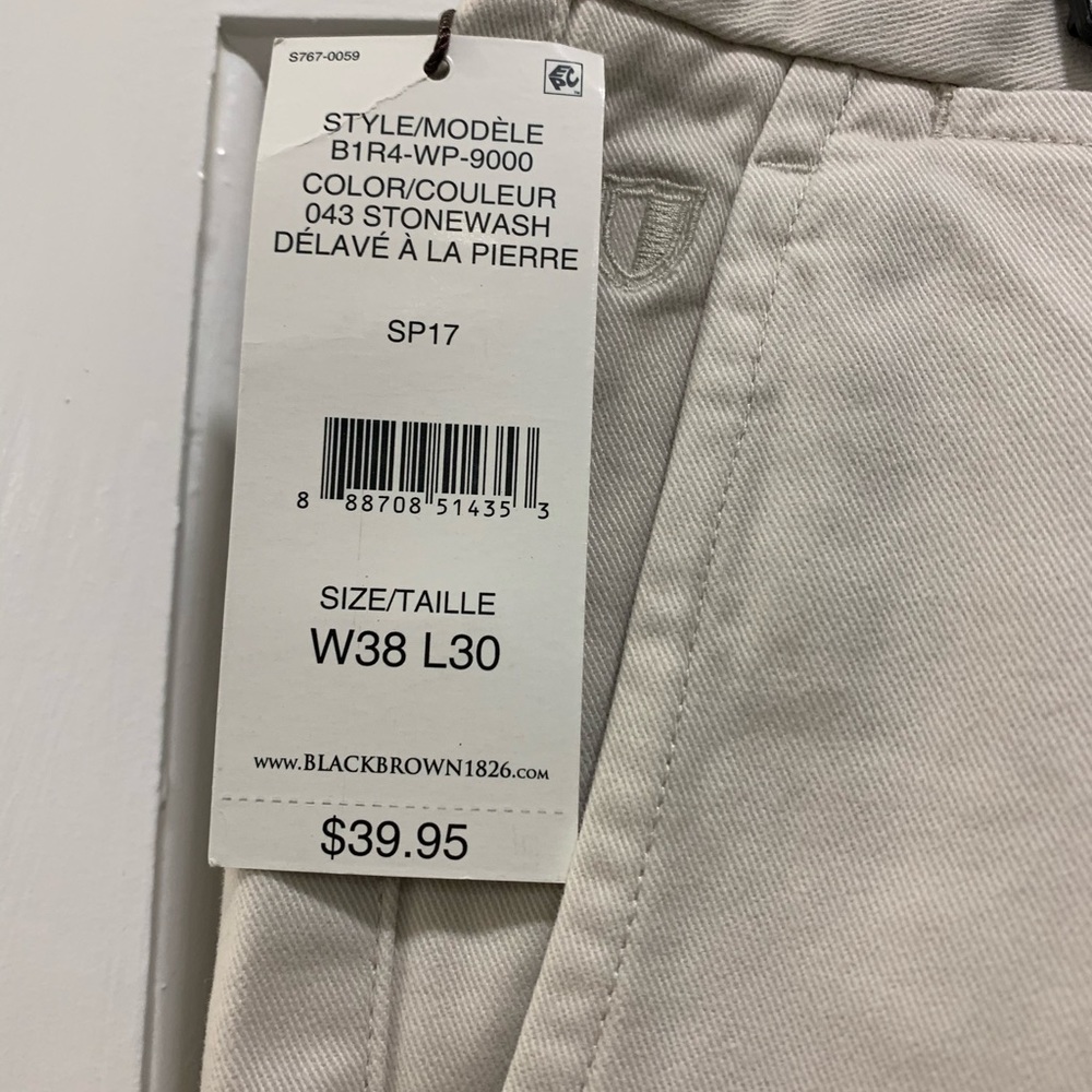 NEW Men’s khakis: Black and Brown brand!! - Picture 3 of 4